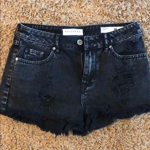 High rise shorts